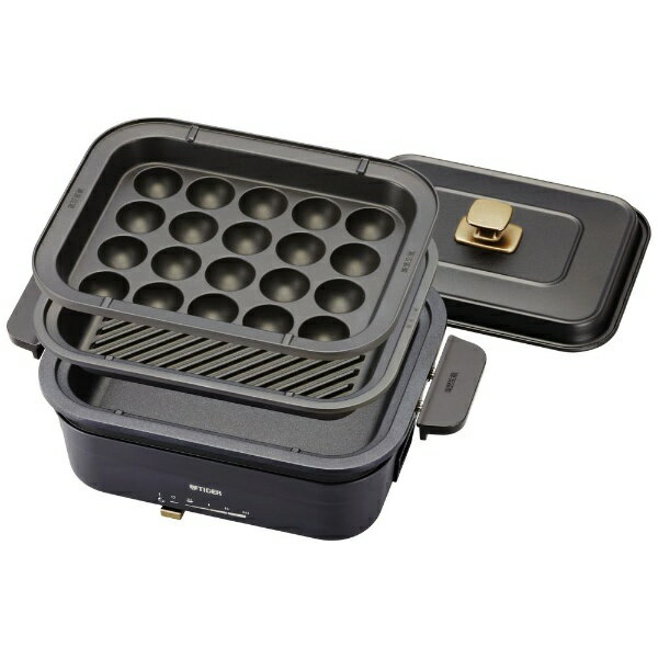 【エントリーで最大全額ポイント還元｜4/5まで】 タイガー｜TIGER CRL+A30W-KZ 海外用ホットプレート（220V） ブラック [プレ...