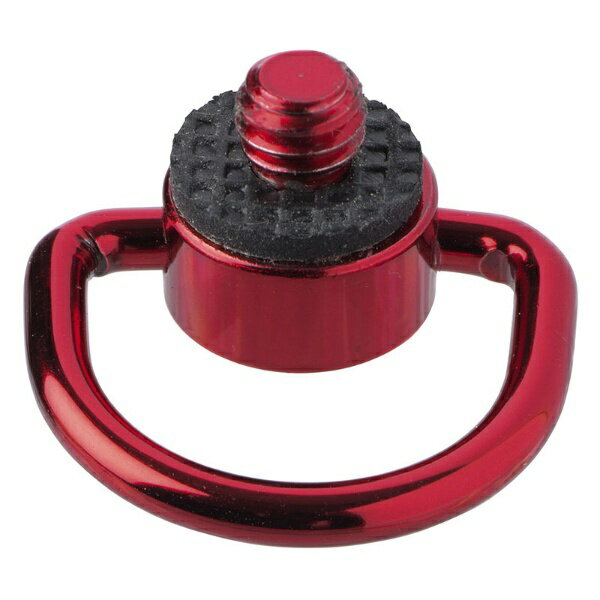 ETSUMI｜エツミ E6954 1／4 スクリュー カメラストラップ用Dリング レッド