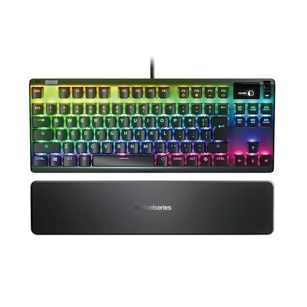 【エントリーで2倍pt(5/20まで)】 SteelSeries｜スティールシリーズ ゲーミングキーボード Apex 7 TKL Blue Switch JP 64756 有線 /USB 64756APEX7TKLBLSWJP