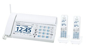 パナソニック｜Panasonic KX-PZ620DW-W FAX機 ホワイト [子機2台 /普通紙][ファックス付き電話機][KXPZ620DWW]