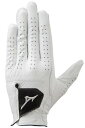 mizuno|ミズノ 【メンズ 左手用】ゴルフグローブ 強革0.8 キョウカク(ホワイト/21cm) 5MJML011 01【返品交換不可】
