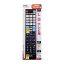 ELPA｜エルパ テレビリモコン LG用 RC-TV019LG 単4電池×2本(別売)