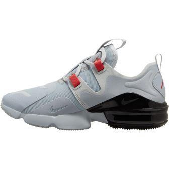 ナイキ｜NIKE 28.0cm メンズ ランニングシューズ ナイキ エア マックス インフィニティ(スカイグレー×トラックレッド×ブラック×ピュアプラチナ) BQ3999