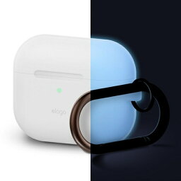 ELAGO｜エラゴ elago エラゴ ORIGINAL HANG カラビナ付ケース for AirPods Pro (Nightglow Blue) Nightglow Blue EL_APPCSSCOH_NB