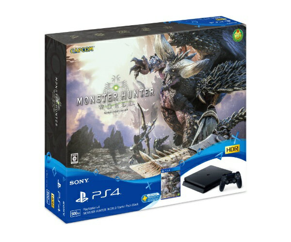 ソニーインタラクティブエンタテインメント｜SIE PlayStation 4 (プレイステーション4) MONSTER HUNTER： WORLD Starter Pack Black [ゲーム機本体]［ゲーム機本体］[PS4M.H.W.スターターブラック]