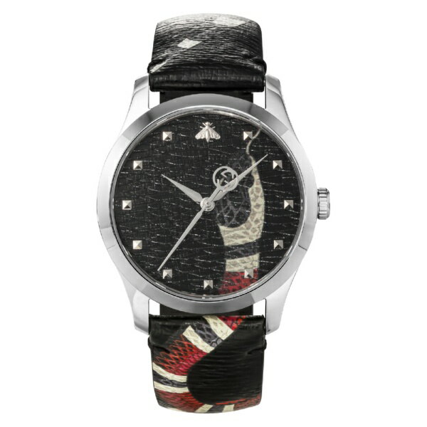 GUCCI｜グッチ Gタイムレス [G-Timeless] 2年保証 ブラック YA1264007A [並行輸入品] 【代金引換配送不可】