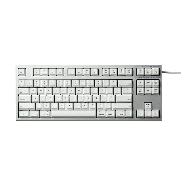 東プレ｜Topre キーボード REALFORCE TKL SA for Mac シルバー / ホワイト R2TLSA-US3M-WH [有線 /USB]【rb_ keyboard_cpn】