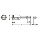 山下工業研究所｜KO-KEN TOOL 113.50-7(2B) 1/4インチ(6.35mm)H ナットセッター(ナットグリップ) 全長50mm 7mm 113.50-7(2B) 2