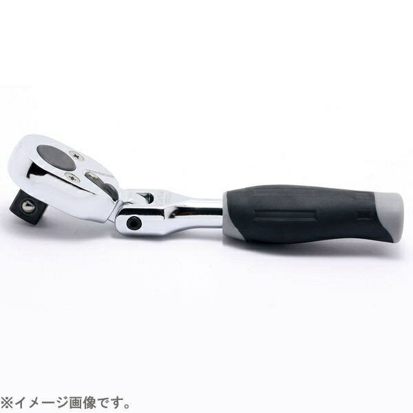 山下工業研究所｜KO-KEN TOOL 2774JS-3/8 3/8(9.5mm) コンパクト首振りラチェットハンドル(樹脂グリップ) 全長120mm 2774JS-3/8(4.0)