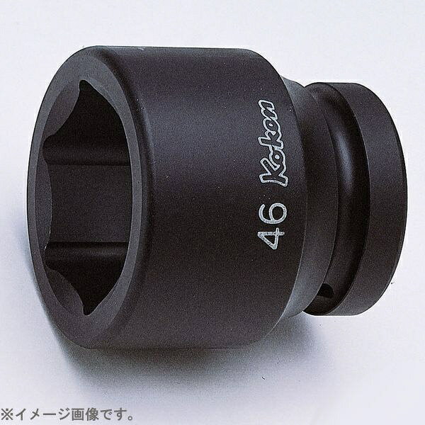 ●「Ko-ken」はソケットレンチの専門メーカーとして再良質の工具を常に追求し、ユーザーニーズに応えています。●接触部の角を傷めない面接触形状は、ボルト/ナットに接する開口部と、ハンドル類との接合部となる四角の差込角の両方に採用。●ボルト/ナットの角を傷めないのはもちろん、ソケットにかかる応力が分散されるため、耐荷重性もアップしています。■品番：18400M-63■D1：90.3■D2：54■l：38■L：75■重量(g)：1383■対応リング/ピン：Cリング=1801C/ピン・Oリング=1801A・B