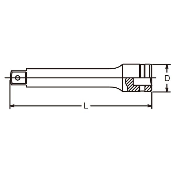 山下工業研究所｜KO-KEN TOOL 23760-125P 3/8インチ(9.5mm) インダストリアルエク...