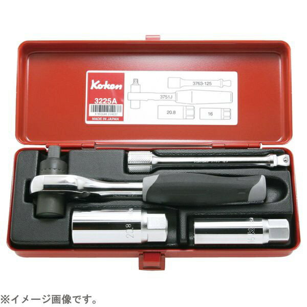 ȸKO-KEN TOOL 3225A 3/8(9.5mm) ȥ륯åȥå 4pc 3225A