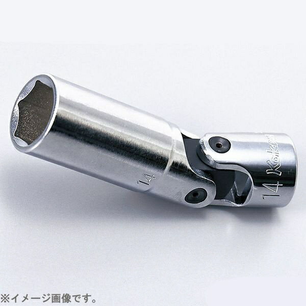 山下工業研究所｜KO-KEN TOOL 3340M.75-10 3/8インチ(9.5mm) 6角ユニバーサルディープソケット 10mm 3340M.75-10