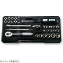 山下工業研究所|KO-KEN TOOL P2258M 1/4インチ(6.35mm) ソケットセット 31pc P2258M