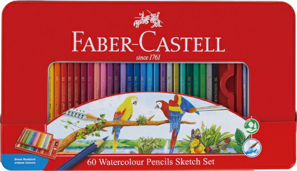 ファーバーカステル｜Faber-Castell 水彩色鉛筆 60色セット TFC-WCP/60C TFCWCP60C