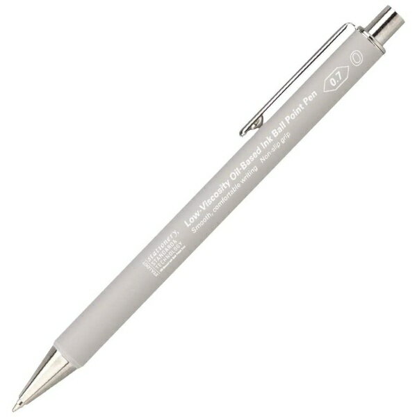 ニトムズ｜Nitoms 低粘度油性ボールペン グレー(インク色：黒) S5114 [0.7mm]
