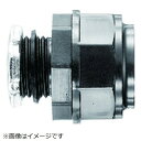 三桂製作所｜SANKEI MANUFACTURING SANKEI　ケイフレックス用　コネクタ　ノックアウト接続用　樹脂性／黒色品　管用平行おねじ付き KMBGP36