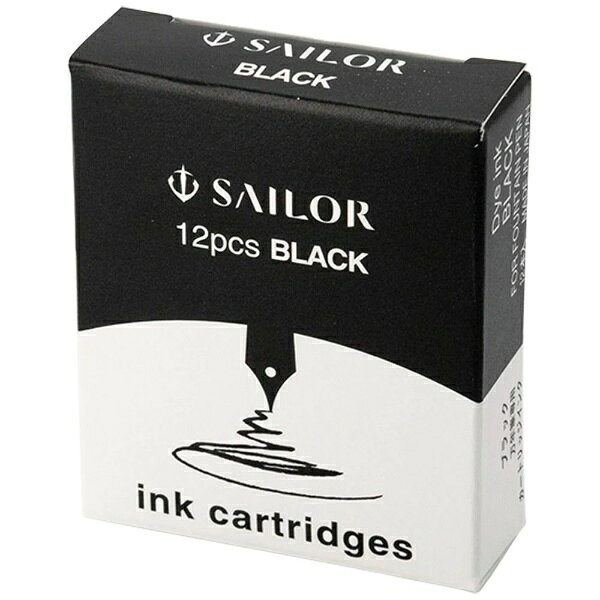 セーラー万年筆｜THE SAILOR PEN 万年筆用カートリッジインク 染料 12本入(パック)...