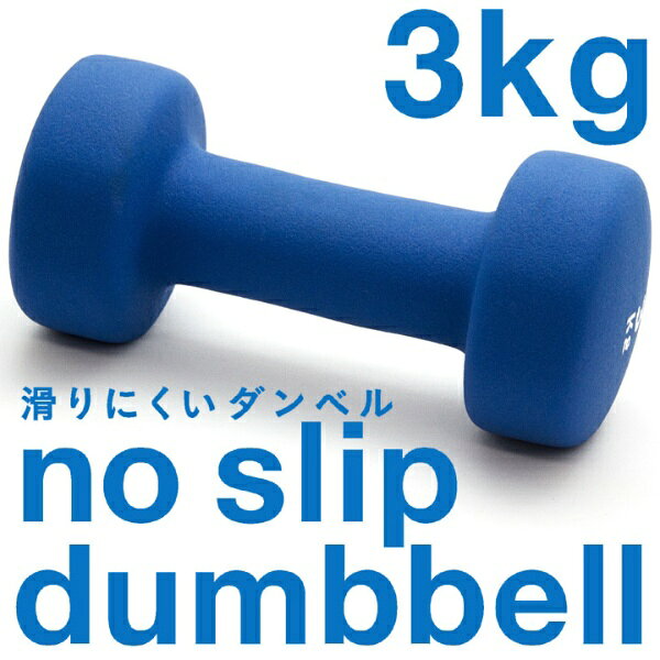 La-VIE｜ラ・ヴィ 健康グッズ ノースリップダンベル（3.0kg/ブルー） 3B-3412