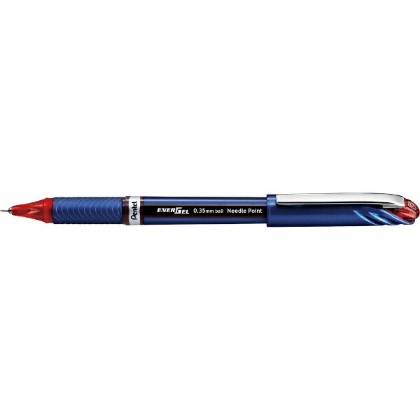 ぺんてる｜Pentel ENERGEL EURO(エナージェル ユーロ) ボールペン 0.35mm ブルー(インク色：赤) BLN23-B