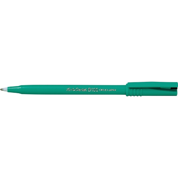 ぺんてる｜Pentel ボールPentel ボールペン グリーン(インク色：黒) B100-AD 0.6mm