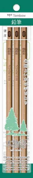 トンボ鉛筆｜Tombow 木物語 鉛筆 ACG-341 [HB /3本]