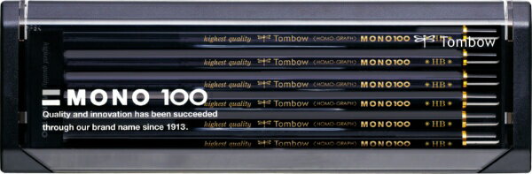 トンボ鉛筆｜Tombow MONO 100 鉛筆 MONO-100HB [HB 12本 1ダース ]