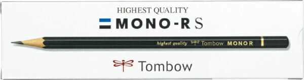 H - トンボ鉛筆｜Tombow MONO-R 鉛筆 紙箱入り MONO-RSH [H /12本（1ダース）]