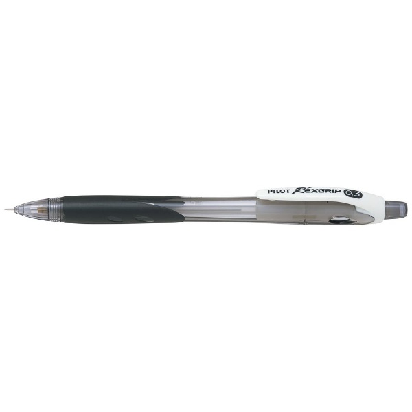 PILOT｜パイロット シャープペンシル（シャーペン） レックスグリップ クリアブラック HRG-10R3-CB [0.3mm]