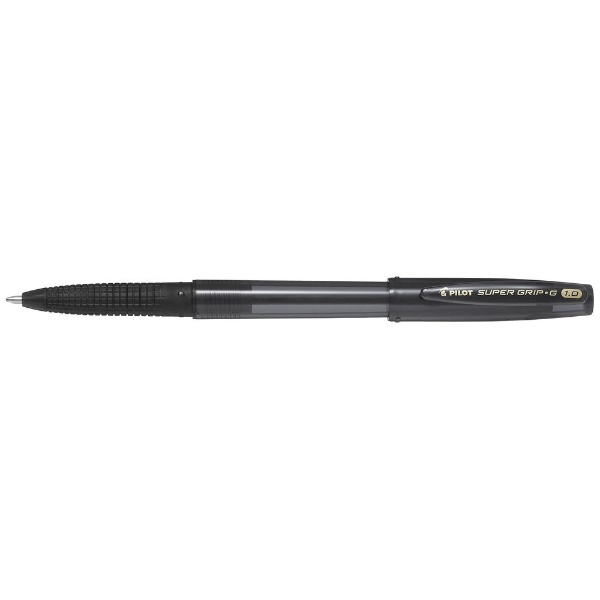 PILOT｜パイロット スーパーグリップG キャップ式 ボールペン 中字 ブラック(インク色：黒) BSGC-10M-BB [1.0mm]
