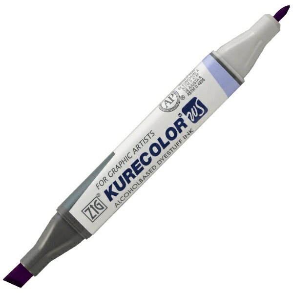 呉竹｜Kuretake ZIG(ジグ) 油性カラーペン KURECOLOR TWIN WS DEEP VIOLET KC-3000N-609