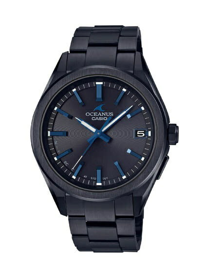 オシアナス 腕時計（メンズ） カシオ｜CASIO ［Bluetooth搭載ソーラー電波時計］OCEANUS（オシアナス）CLASSIC LINE ブラック×ブラック OCW-T200SB-1AJF【国内正規品】