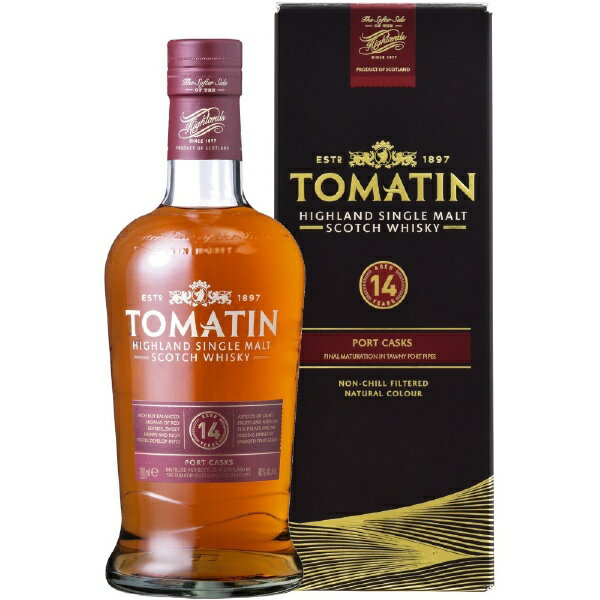ウイスキー トマーティン 14年 ポート・カスク 700ml【ウイスキー】 【代金引換配送不可】