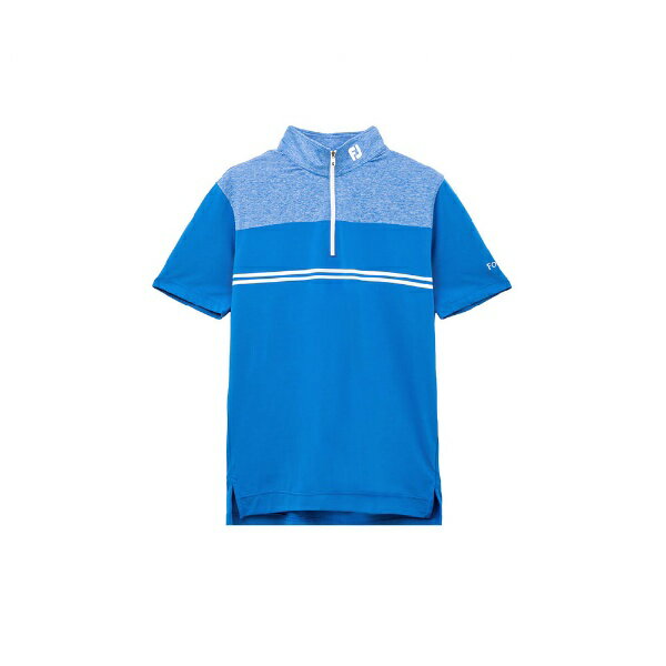 フットジョイ｜FootJoy メンズ ポロシャツ クーリングハーフジップシャツ(Lサイズ/ロイヤル)83389 FJ-S20-S07