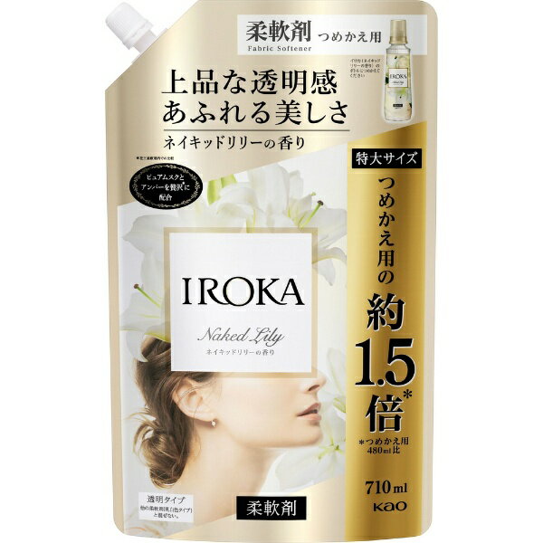 花王｜Kao IROKA(イロカ)つめかえ用 スパウト 710mL ネイキッドリリーの香りのサムネイル