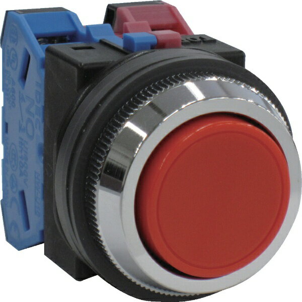 IDEC｜アイデック IDEC　平形押しボタンスイッチ　赤