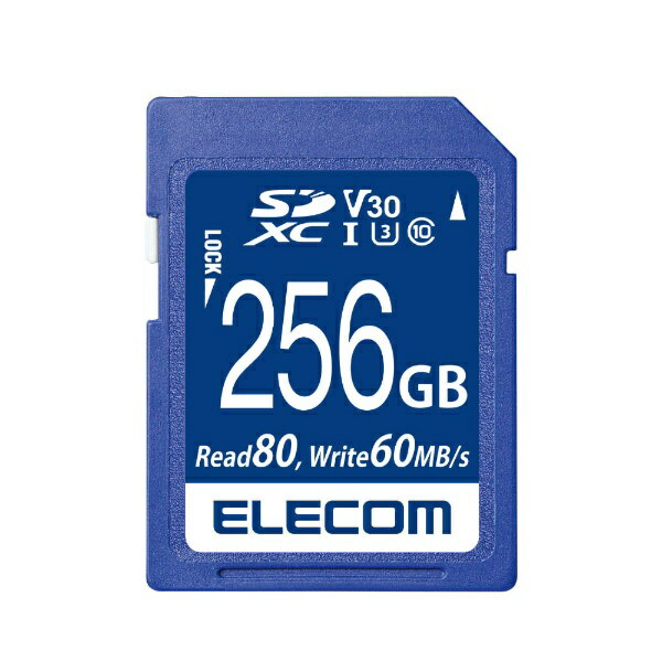 ELECOMå쥳 SDXC MF-FSU13V3R_XC꡼ MF-FS256GU13V3R [Class10 /256GB]