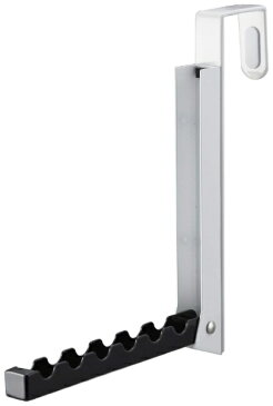 山崎実業 Yamazaki 折り畳みドアハンガー スマート ブラック(Smart Folding Over The Door Hook BK) ブラック 7162