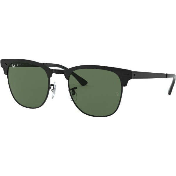 レイバン｜RayBan CLUBMASTER METAL RB3716 186/58 51mm ブラックトップマット/グリーンポラライズド