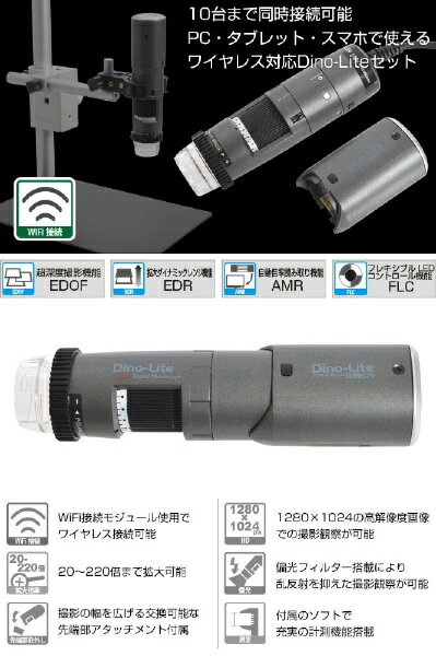 サンコー｜THANKO ワイヤレス対応Dino-Liteセット　DINOAF4915ZT+DINOWF20 WiFi セット