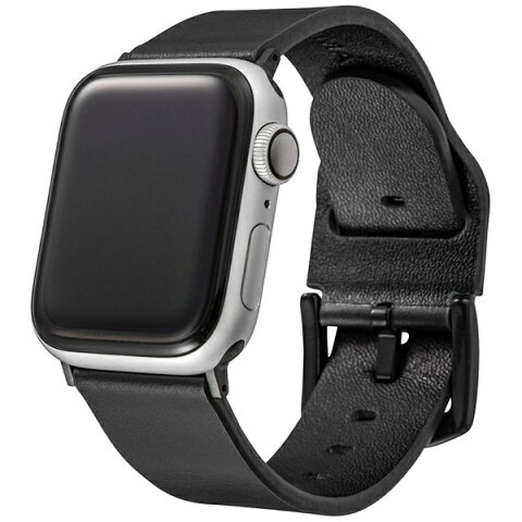 坂本ラヂヲ Genuine Leather Watchband for Apple Watch 5/4/3（38/40mm） GWBIGAW02BLK