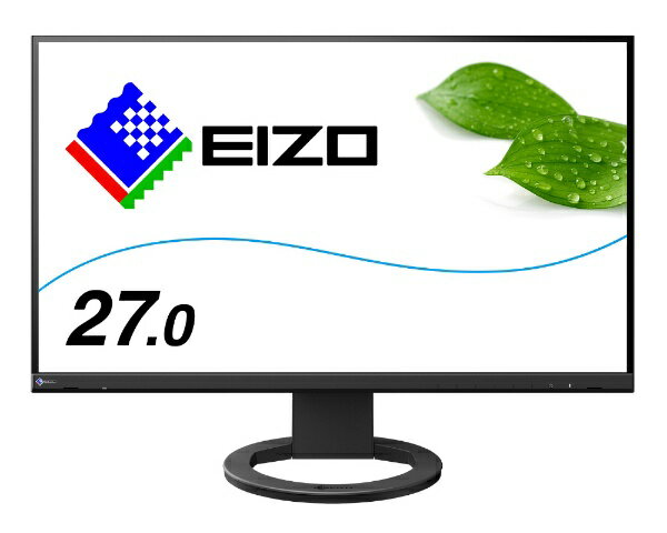 EIZO｜エイゾー PCモニター FlexScan ブラック EV2760-BK [27型 /WQHD(2560×1440） /ワイド]