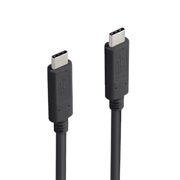エレコム｜ELECOM USB-C ⇔ USB-Cケーブル 充電 /転送 /2m /USB Power Delivery /60W /3.1 Gen1 ブラック MPA-CC13A20NBK