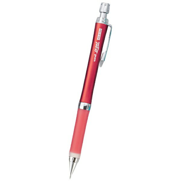 三菱鉛筆｜MITSUBISHI PENCIL ユニ アルファゲル(uni α-gel) シャープペンシル(シャーペン）スリムタイプ かため レッド M5809GG1P.15 0.5mm