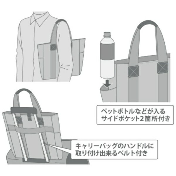 PILOT｜パイロット トートバッグ スタイルチョイス03 ネイビー STTO-03-NV
