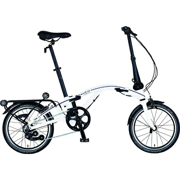 DAHON｜ダホン 16型 折りたたみ自転車 Curl i4 カールi4(シャイニーホワイト/外装4段変速) 【2020年モデル】【キャンセル・返品不可】 【代金引換配送不可】