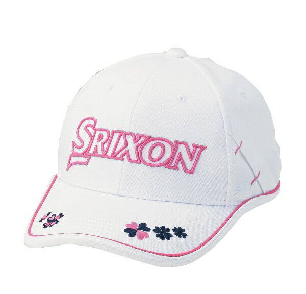 ダンロップ スリクソン｜DUNLOP SRIXON レディース ゴルフキャップ スリクソン(フリーサイズ・ベルト式/ホワイトピンク) SWH0152