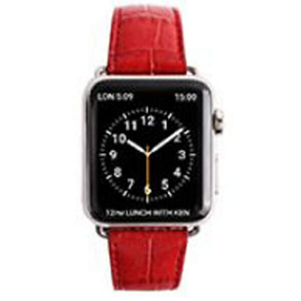 ROA｜ロア Apple Watch 42mm用バンド Red Croco[GZ0483AW]【ribi_rb】