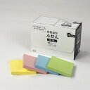 ナカバヤシ｜Nakabayashi パッケージ付箋 75x75mm 20冊パック 4色アソート FSP7575-20A