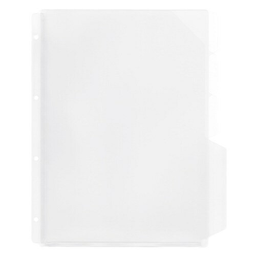 ナカバヤシ｜Nakabayashi どっさり個別Dリング専用替台紙4穴　インデックス　3枚パック CH4134C4H